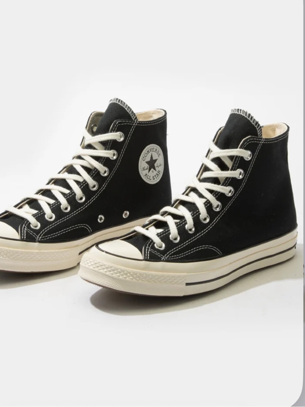 Converse High Top Chuck 70 Sneakers - Black & Cream
